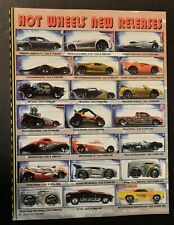 HOT WHEELS New Releases Preview Page ~ Vintage Magazine PRINT AD August 2004 picture
