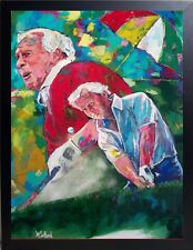 Sale ARNOLD PLAMER Handmade Acrylic Painting 36H X 24W Was $1,995 NOW $595 picture