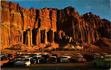 Mojave, California Postcard Red Rock Canyon Easter Sunrise Services Old Cars picture