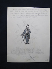 ORIGINAL WALT DISNEY ANIMATOR JACK KINNEY DRAWING of CHANDU THE MAGICIAN picture