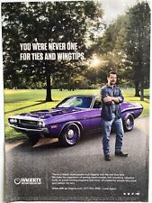 1970 Plymouth Challenger RT Print Ad Hagerty Insurance 2016 Purple picture