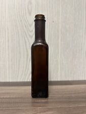 Vintage Amber Brown Glass Bottle picture