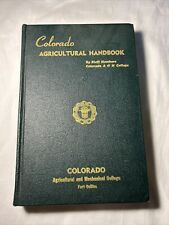 Colorado Agricultural Handbook 1952 A&M College Vintage Fort Collins, Colorado picture
