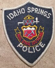 CO Idaho Springs Colorado Police Patch picture