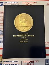 USS Abraham Lincoln CVN 72 November 11, 1989 Commissioning Book, Norfolk, VA picture