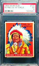 1933 R73 Goudey Indian Gum Card - #133 - FLYING-IN-A-CIRCLE - Series 192 - PSA 5 picture