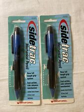 SANFORD Sidetrac Mechanical Pencils, 0.5mm, Lot Of 2, New (old Stock), Blue picture