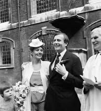Barry Humphries and Diane Millstead after their wedding 1979 Old Photo 2 picture