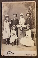 GETTYSBURG PA * Cabinet Card Photo by William H Tipton - August 1881 picture