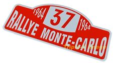 Rally Monte Carlo reproduction embossed metal sign 1964  picture