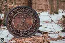 Viking Thor Shield,Viking Wall Decor,Wood Wall Art,Handmade Home Decor,Fathers picture