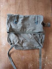 WW2 US Army/ USMC m1941 haversack lower, named with markings (1) picture