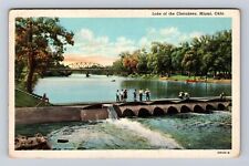 Miami OH-Ohio, Lake of the Cherokees, Antique Vintage c1944 Souvenir Postcard picture