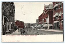 1908 Pipestone Street North Horse Carriage Road Benton Harbor Michigan Postcard picture