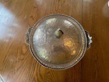 Vintage Hammered Aluminum RODNEY KENT Tulip Covered Casserole Dish Bowl 9