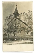 RPPC Lutheran Church URBAN PA Northumberland County Real Photo Postcard picture