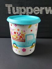 Tupperware One Touch Canister A 1.25L / 5.25 cup Truck Spring Flowers Butterfly picture