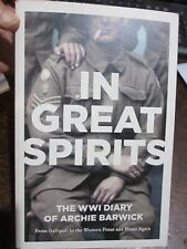 1st Battalion In Great Spirits War Digger Diary of Archie Barwick picture
