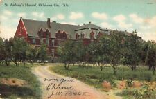 St. Anthony's Hospital Oklahoma City Oklahoma OK 1909 Postcard picture