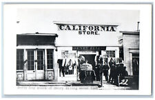 Virginia City Montana MT Postcard Henry Elling Store c1950's RPPC Photo picture