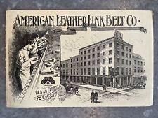 Antique Business Brochure American Leather Link Belt Co Illustrated Machinery picture
