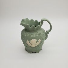 Ceramic Mint Green Pitcher with Cameo picture
