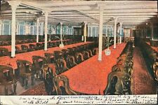 1907 Ship Interior PC Second Class Dining Saloon picture