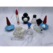 Lot (8) Vintage Designer Mini Perfume Bottles Empty Cartier Lou Lou Givenchy+ picture
