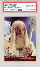Ian Mckellen ~ Signed Gandalf Lord Of The Rings Gem Mint 10 Card Auto ~ PSA DNA picture