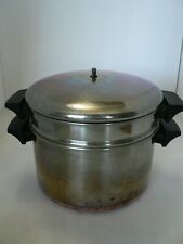 VINTAGE REVERE WARE 4 QT. STOCK POT/STEAMER WITH LID picture