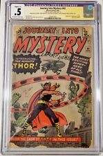 Journey into Mystery 83 1st App Thor CGC .5 Resto Signat Larry Lieber Co-Creator picture