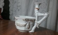 Antique 1920s Tea Cup Victorian Butler Groom Mepoco Japan Porcelain Whimsical picture