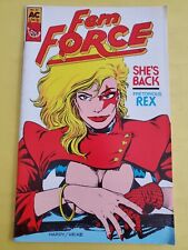 FEMFORCE #21 NORMAN HARDY PRETORIOUS REX 1989 ac comics bad girl bill black picture