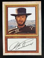 Clint Eastwood Trading Card-D Gordon series 2 facsimile signature-rare picture