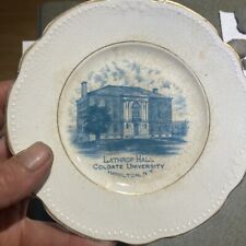 Colgate University Lathrop Hall Hamilton NY Souvenir Plate  picture