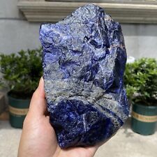 1798g Natural Dark Blue Sodalite Rough Stone Crystal Mineral Gemstone Healing picture