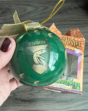 Harry Potter Slytherin Christmas Ornament Vintage 2001 Enesco picture