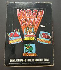 1983 Topps Video City Trading Cards 36 Sealed Wax Packs in Original Display Box  picture
