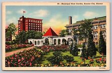 Kansas City KS - Municipal Rose Gardens - Teardrops on Correspondence? picture