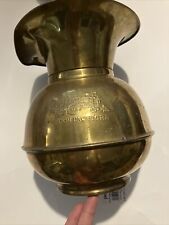 Vintage Union Pacific Railroad Spittoon Brass picture