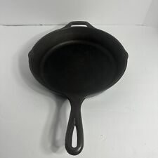 LODGE Iron Cast Skillet #2 Vintage Seasoned Dual Handle Pan 10” in USA 8SK picture