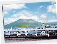 Postcard Sakurajima Volcano seen from Kagoshima Japan picture