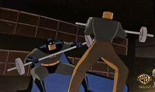 Batman Animated Series Original Production Cel Batman Barbells picture