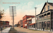 c.1910 Stores Manatee Ave. Bradentown FL post card Bradenton picture