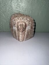 Handmade Indian Chief Head Stone picture