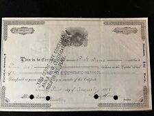 1888 Kentucky & South Atlantic Railroad Co. Certificate No. 2 for 10 Shares picture