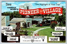 c1960s Harold Warp's Pioneer Village Minden Nebraska Vintage Postcard picture