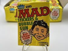 1983 Fleer Goes MAD STICKERS (1) Unopened /Sealed Wax Pack.  (1) Pack picture
