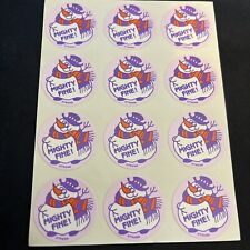 Vintage 80’s Trend Scratch & Sniff Glossy “MIGHTY FINE” Sticker  Sheet - picture