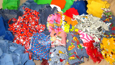11 pounds Quilt Fabric Mix Lot Assorted irregular Pieces Crumb Scraps Cotton picture